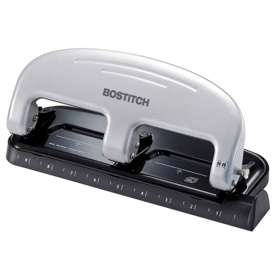 Bostitch EZ Squeeze 3-Hole Punch for $13 Bostitch EZ Squeeze 3-Hole Punch for $13