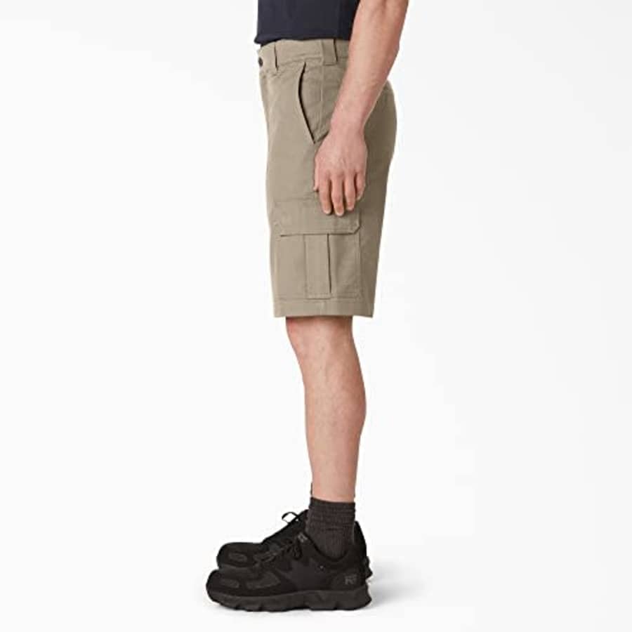 Dickies Men's Cooling Active Waist Cargo Shorts, 11", Desert Sand for $35 Dickies Men's Cooling Active Waist Cargo Shorts, 11", Desert Sand for $35