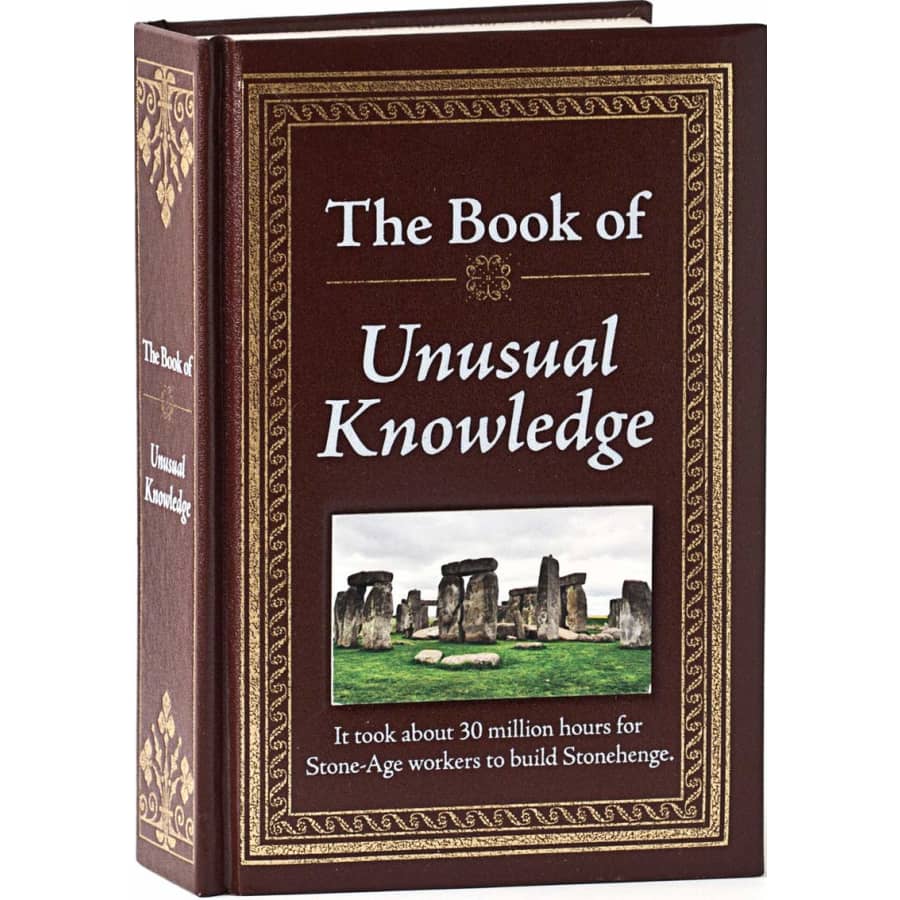 The Book of Unusual Knowledge Hardcover Book for $10