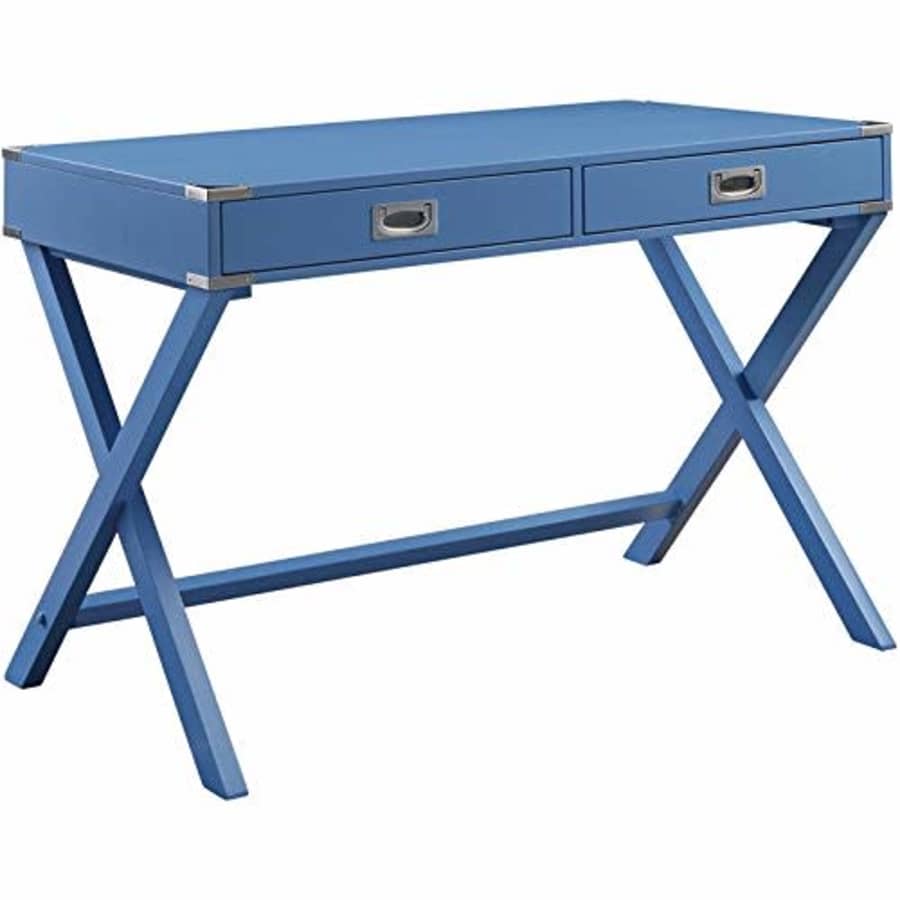Acme Furniture Amenia Home Office Desk, Blue for $147 Acme Furniture Amenia Home Office Desk, Blue for $147