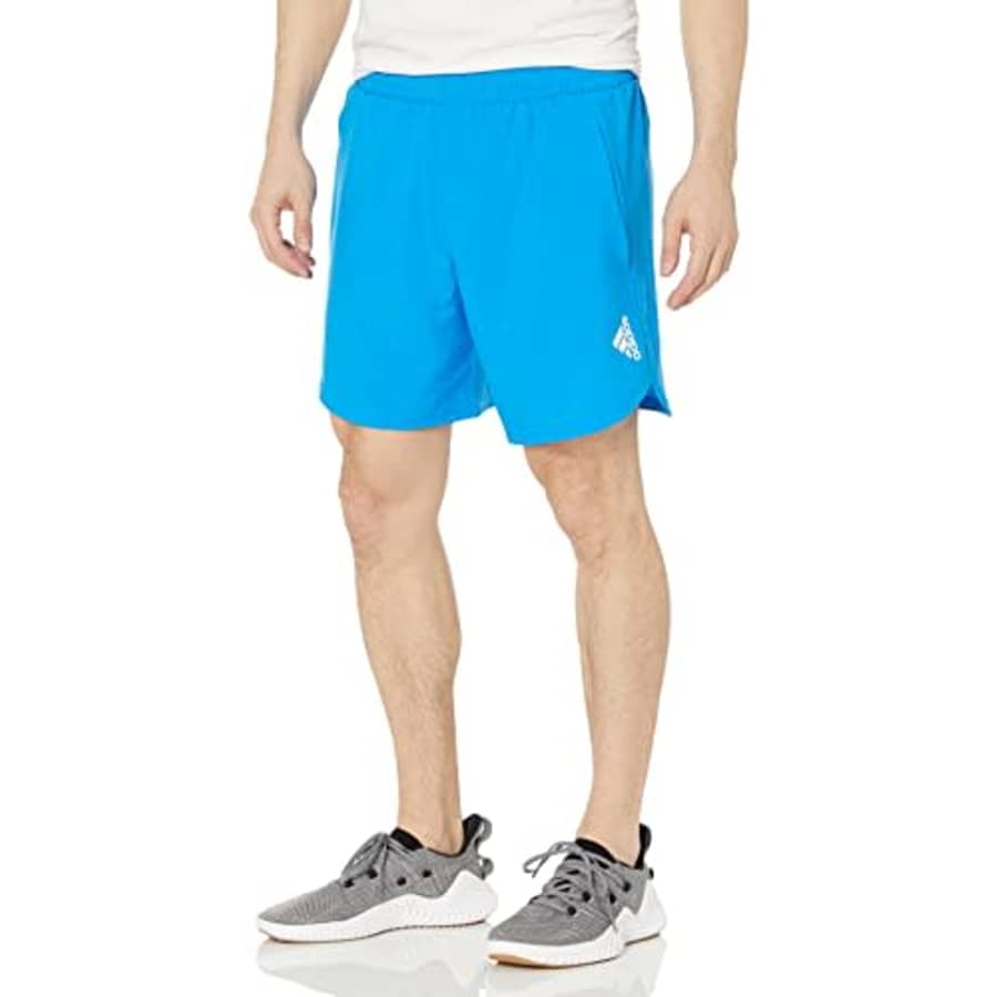 adidas Men's Designed 4 Movement Shorts, Blue Rush, Large for $38