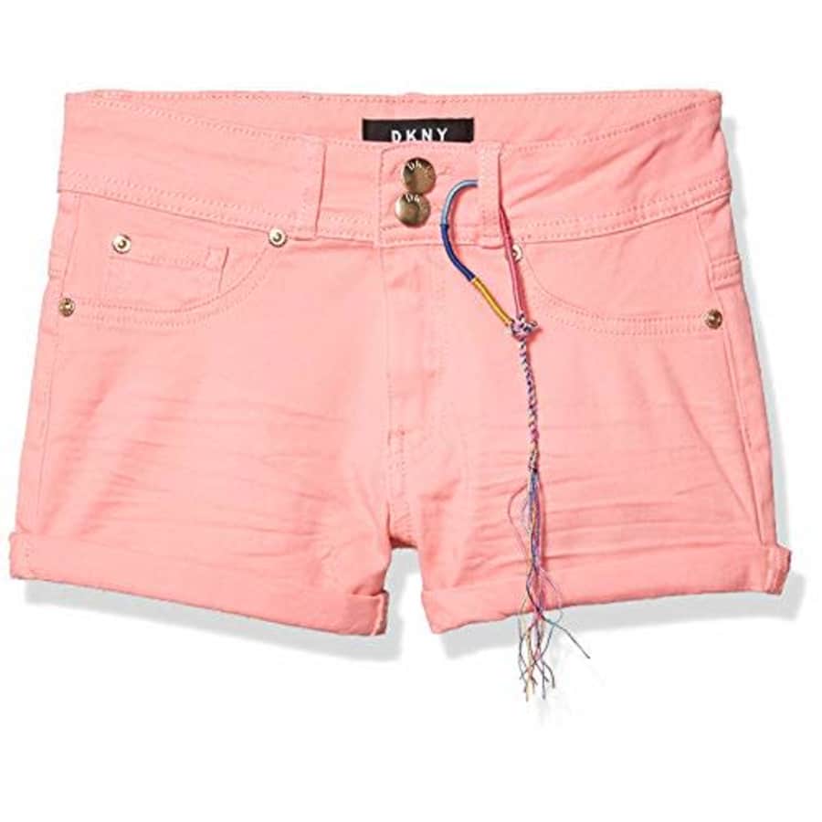 DKNY Girls' Shorts, 2 snap Button Waist Band Conch Shell, 10 for $19 DKNY Girls' Shorts, 2 snap Button Waist Band Conch Shell, 10 for $19