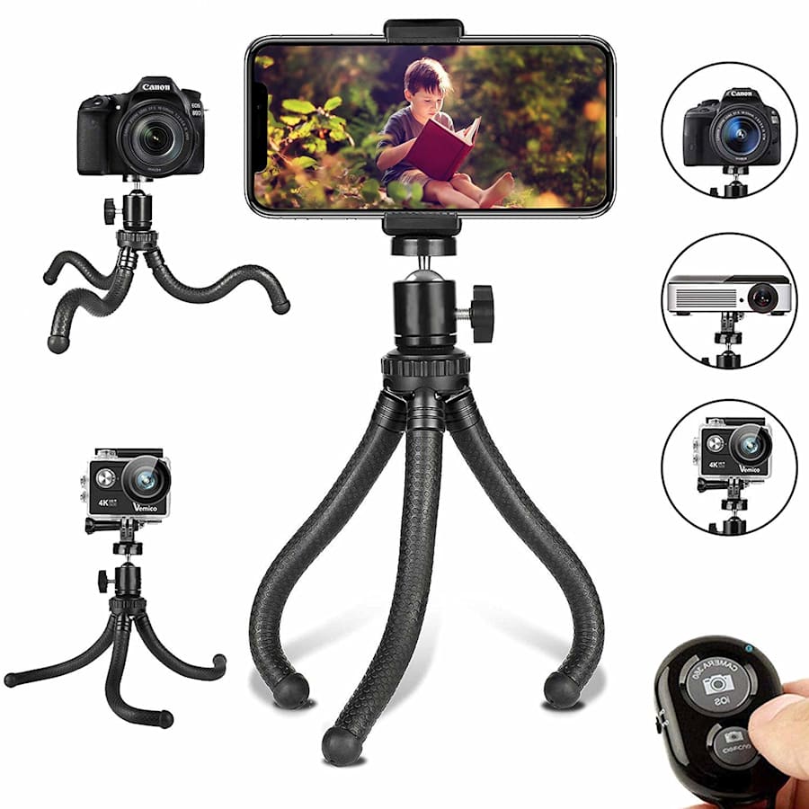 Erligpowht Flexible Phone Tripod for $8