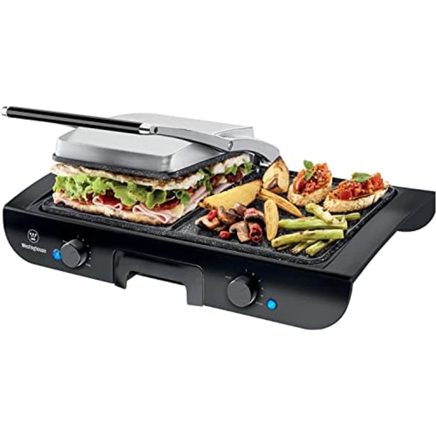 Westinghouse 2 In 1 Multi Grill And Sandwich Maker for $48