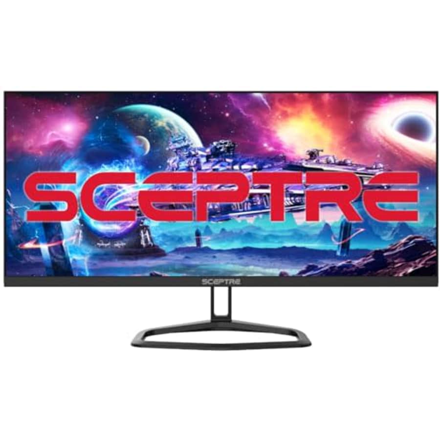 Sceptre 30-inch IPS Monitor 21:9 DisplayPort x2 up to 210Hz 1ms Ultra Wide/Slim Build-in Speakers, for $180 Sceptre 30-inch IPS Monitor 21:9 DisplayPort x2 up to 210Hz 1ms Ultra Wide/Slim Build-in Speakers, for $180