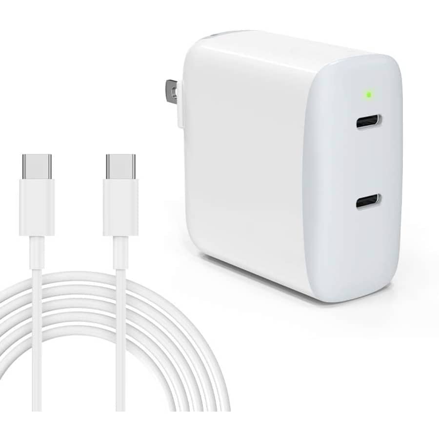 Knofarm 40W Dual-Port USB C Charger for $13