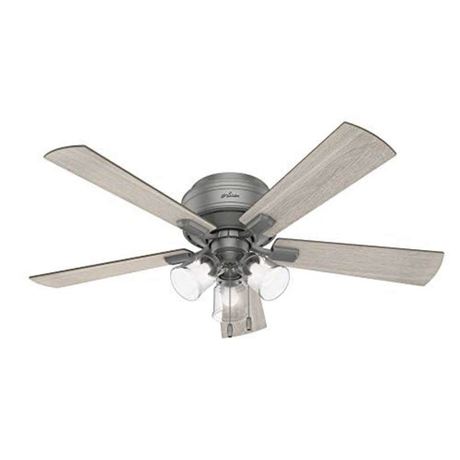 Hunter Fan Company 51020 Crestfield Indoor Low Profile Ceiling Fan with LED Light and Pull Chain for $167