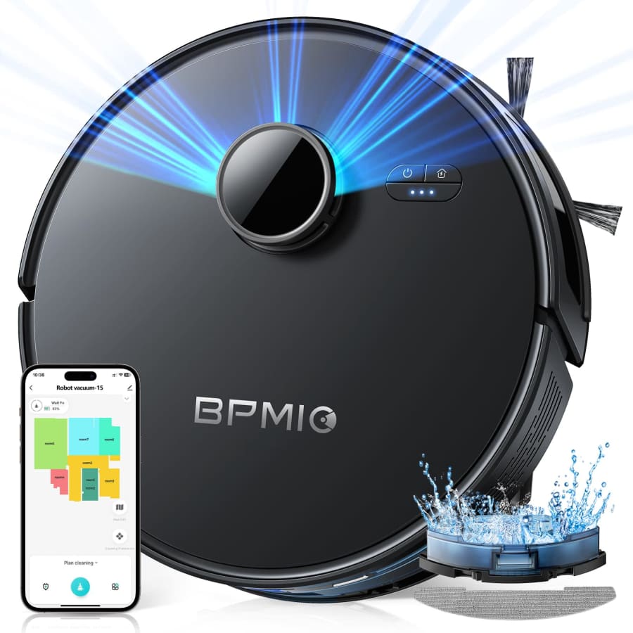 Bpmio 3-in-1 Robot Vacuum and Mop Combo for $85