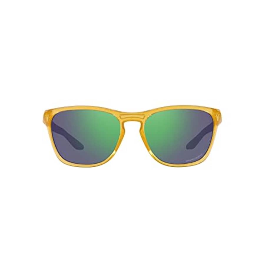 Oakley Men's OO9479 Manorburn Square Sunglasses, Transparent Light Curry/Prizm Jade, 56 mm for $72 Oakley Men's OO9479 Manorburn Square Sunglasses, Transparent Light Curry/Prizm Jade, 56 mm for $72