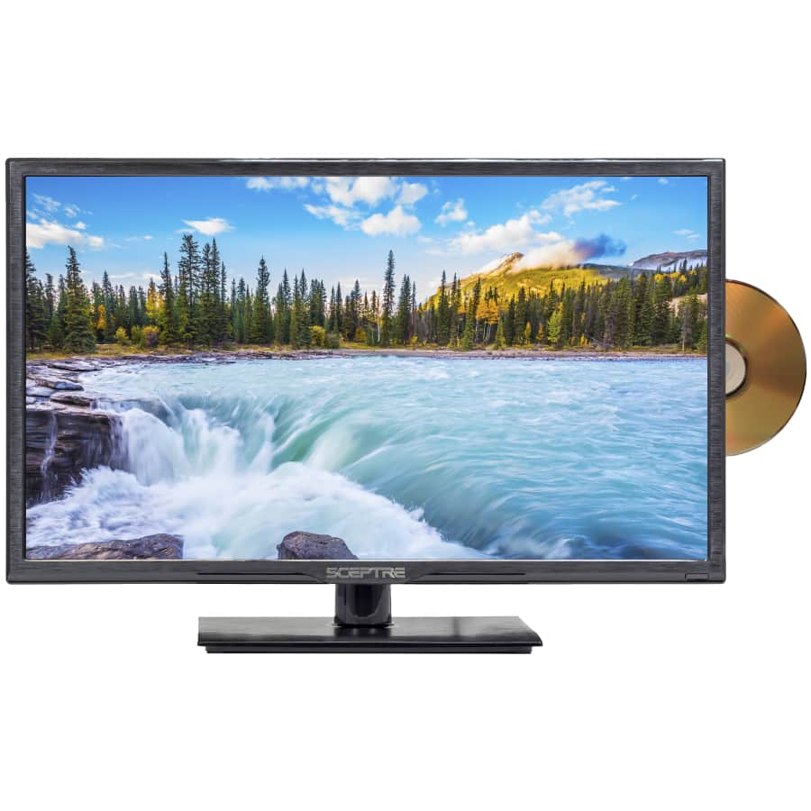 Sceptre 24" 1080p LED HDTV w/ Built-In DVD Player for $95