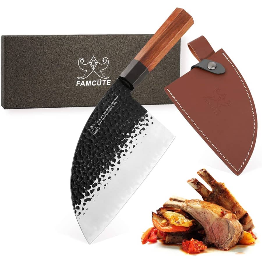 Famcute 6.5" Butcher Knife for $90