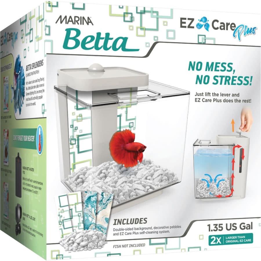 Marina 1.3-Gallon EZ Care Plus Fish Aquarium for $29 Marina 1.3-Gallon EZ Care Plus Fish Aquarium for $29