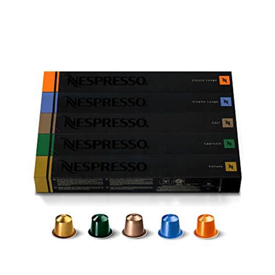 Nespresso Capsules OriginalLine, Mild Roast Blend Variety Pack, Mild Roast Coffee, 50 Count Coffee for $41 Nespresso Capsules OriginalLine, Mild Roast Blend Variety Pack, Mild Roast Coffee, 50 Count Coffee for $41