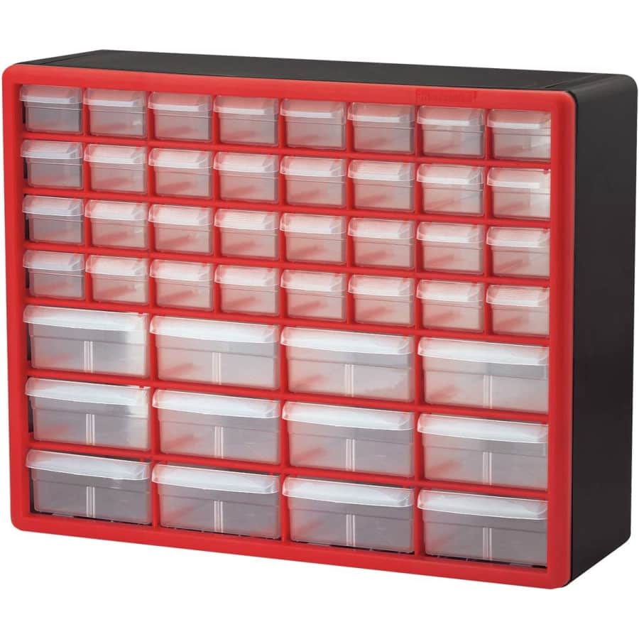 Akro-Mils 44-Drawer Plastic Storage Cabinet for $45