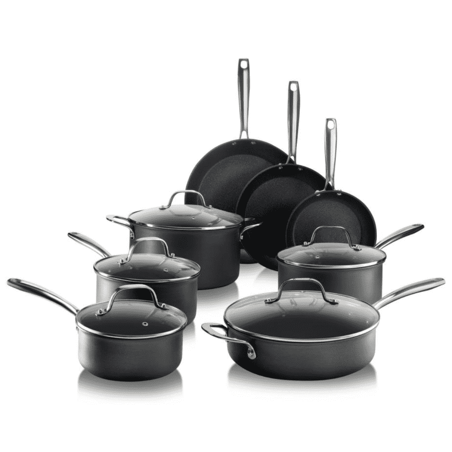 GraniteStone Diamond Pro Series 13-Piece Hard-Anodized Nonstick Cookware Set for $140 for members