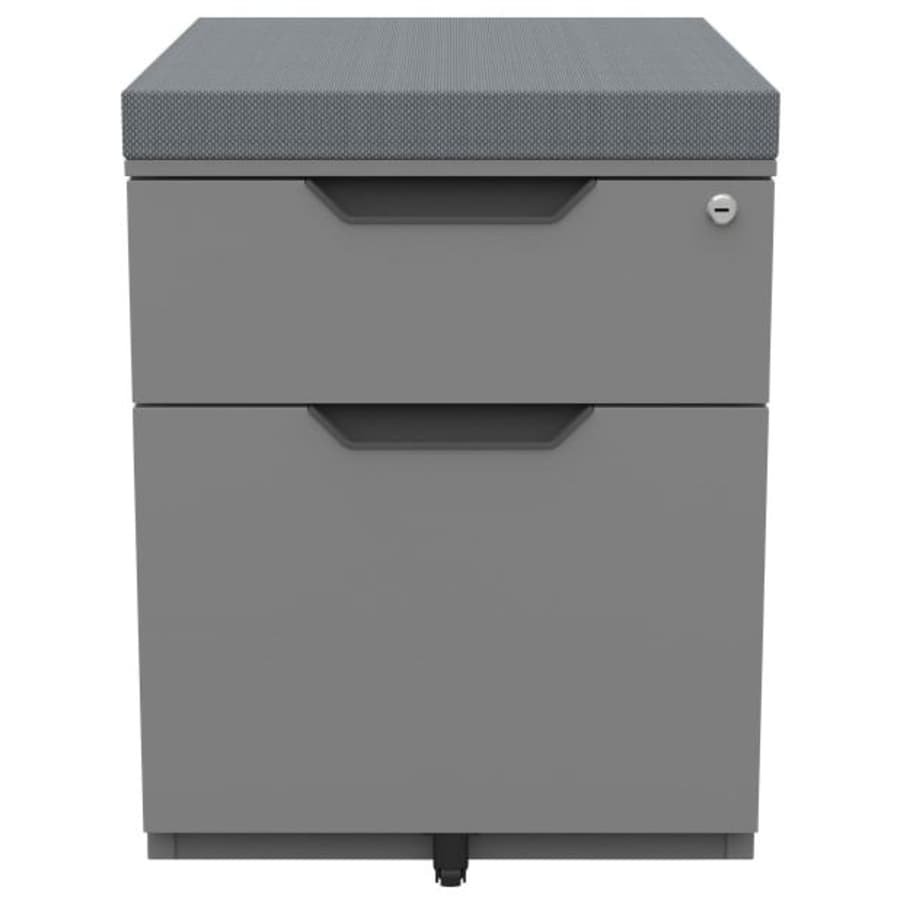 WorkPro 21" 2-Drawer Mobile File Cabinet w/ Seat Cushion for $152 + 10% back in rewards