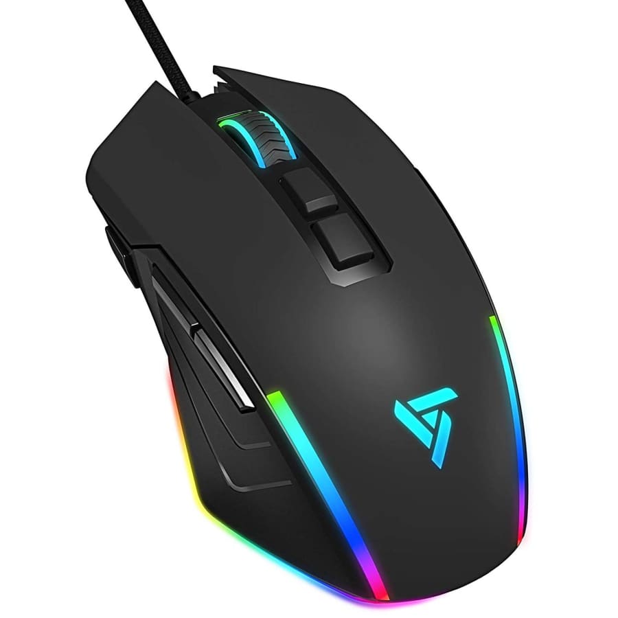 VictSing Wired RGB Gaming Mouse for $14