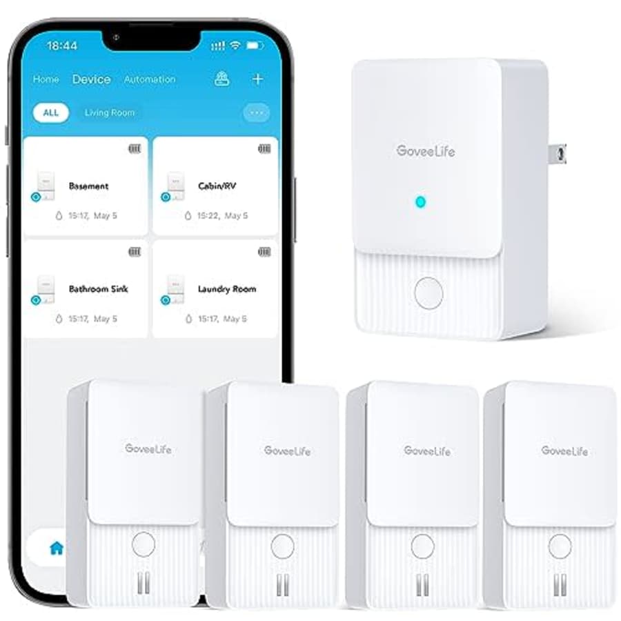 GoveeLife WiFi Water Leak Detector 4-Pack for $50 GoveeLife WiFi Water Leak Detector 4-Pack for $50