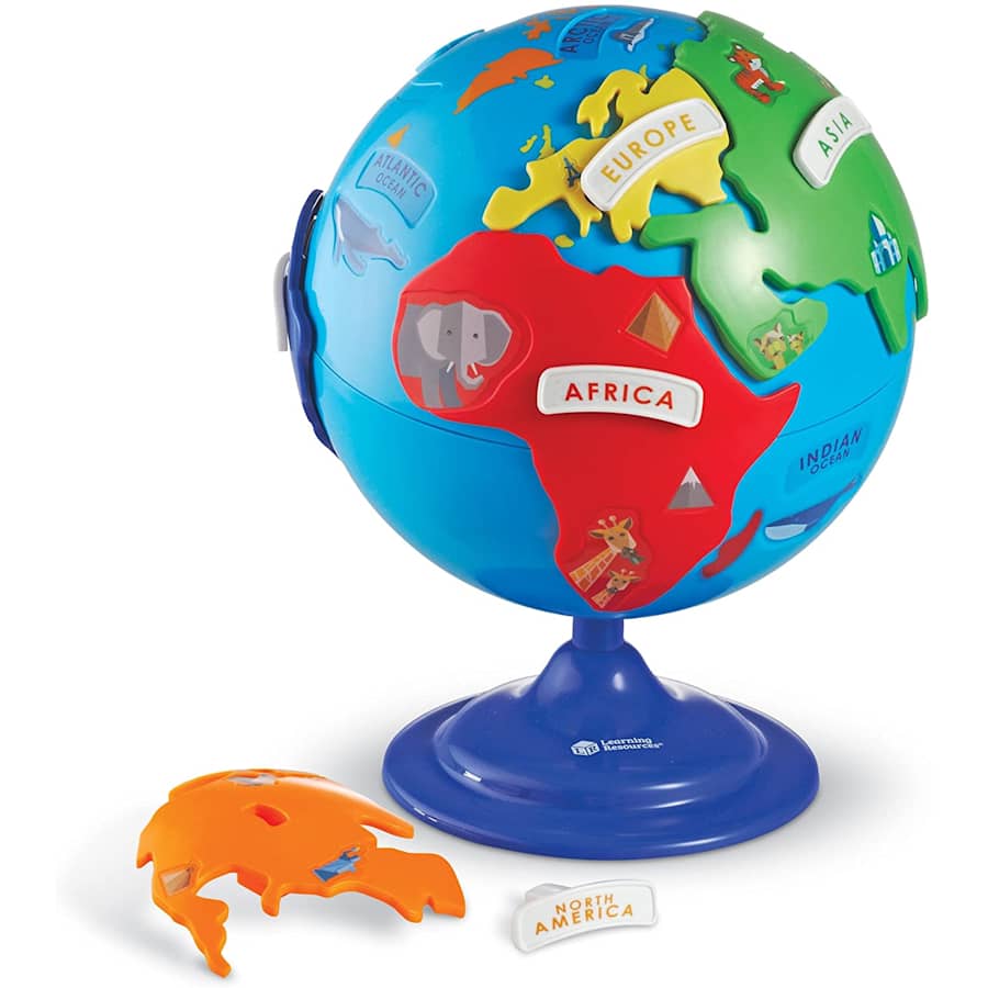 Learning Resources Puzzle Globe for $13 Learning Resources Puzzle Globe for $13