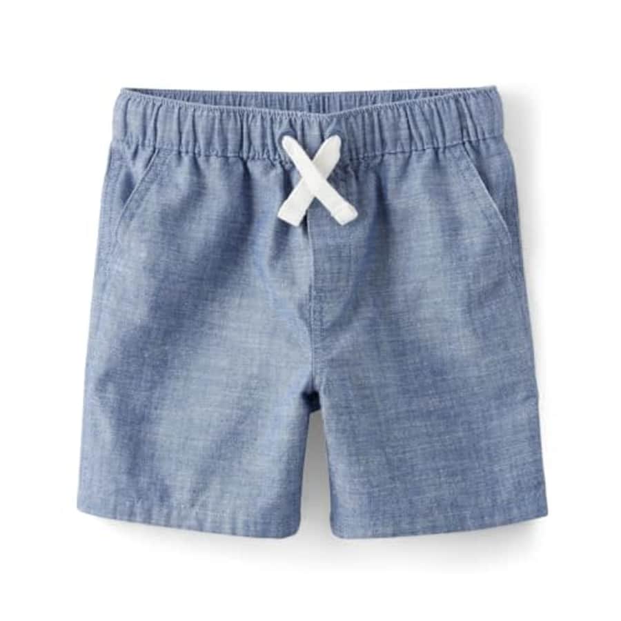 Gymboree,and Toddler Pull on Shorts,Citrus Chambray,7 for $14