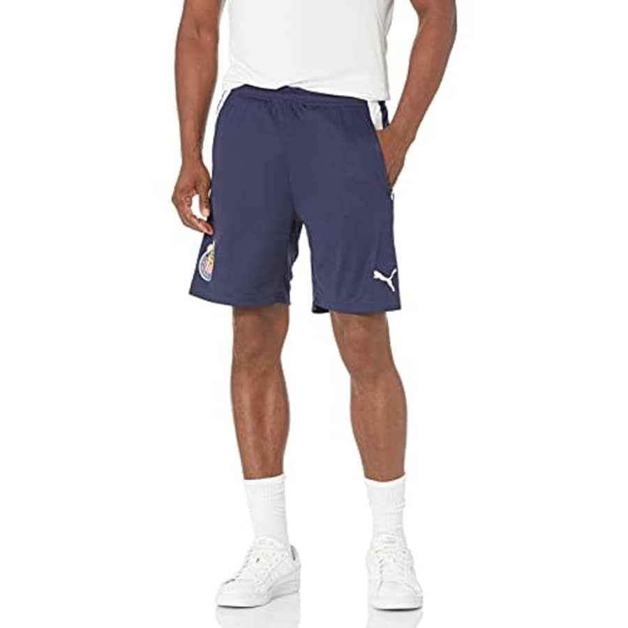 PUMA Men's Standard CHG Training Shorts, Peacoat White, X-Large for $15