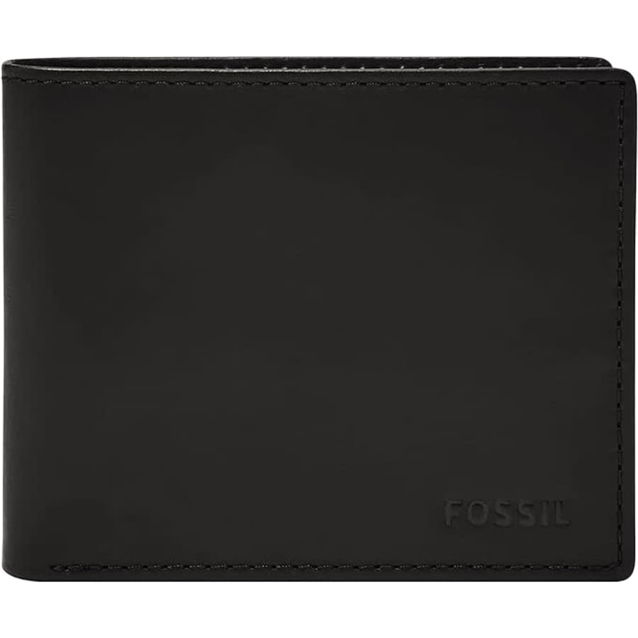 Fossil Men's Derrick Leather Bifold Wallet for $30 Fossil Men's Derrick Leather Bifold Wallet for $30