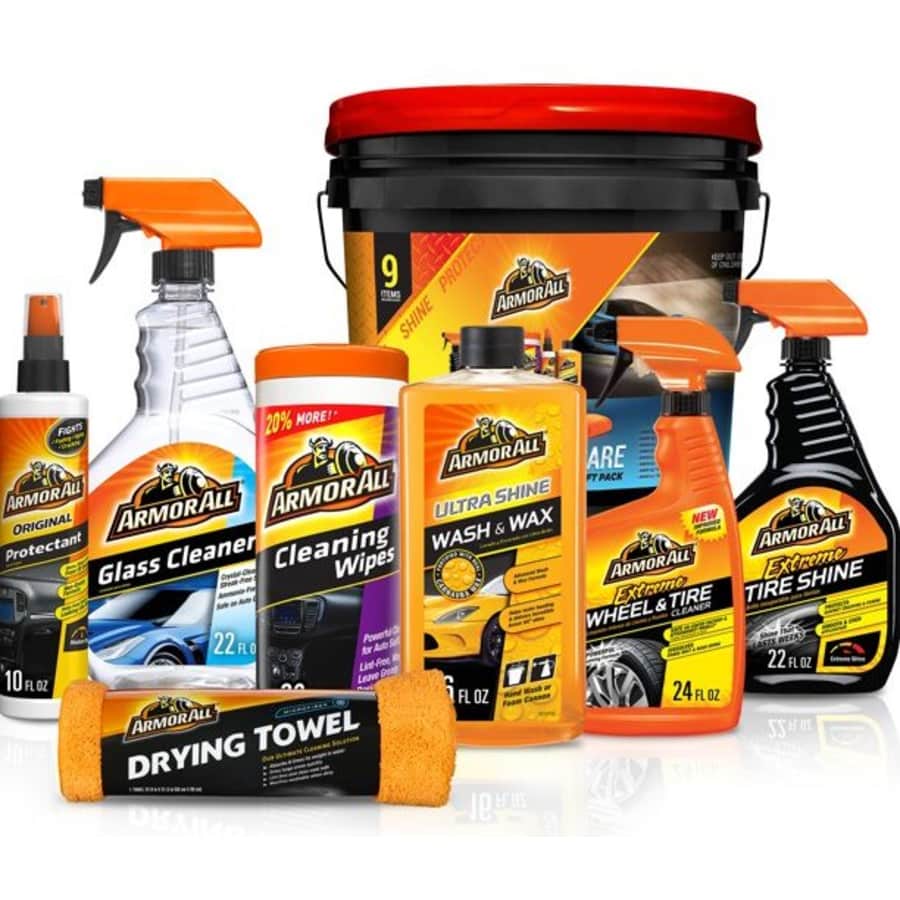 Armor All Complete Car Care 9-Piece Gift Pack Bucket for $20 Armor All Complete Car Care 9-Piece Gift Pack Bucket for $20