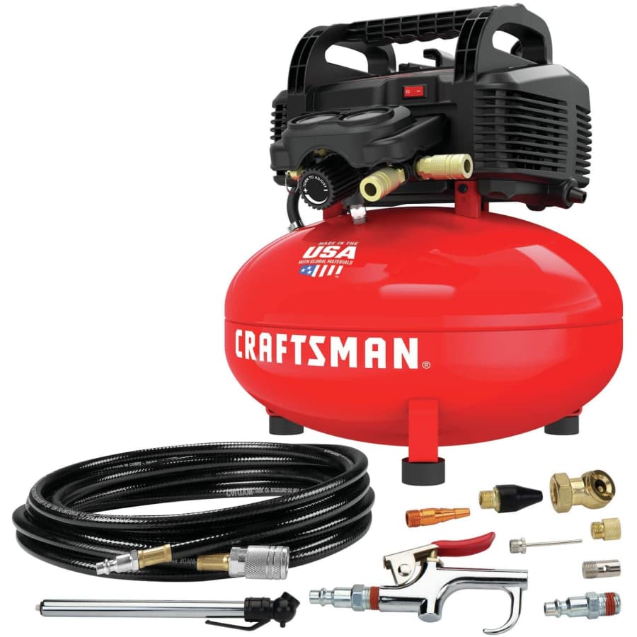 Craftsman 6-Gallon Air Compressor w/ 13-Piece Accessory Kit for $184 Craftsman 6-Gallon Air Compressor w/ 13-Piece Accessory Kit for $184