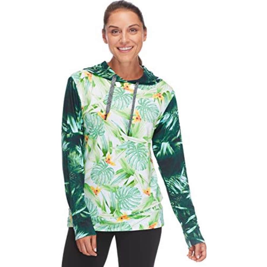 Body Glove Active Women's Aurora Ultrasoft Loose FIT Long Sleeve Activewear Hoodie, Areca Green, for $12 Body Glove Active Women's Aurora Ultrasoft Loose FIT Long Sleeve Activewear Hoodie, Areca Green, for $12