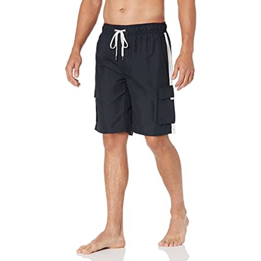 Southpole Men's Standard Swim Trunks, Navy, 5XB for $19