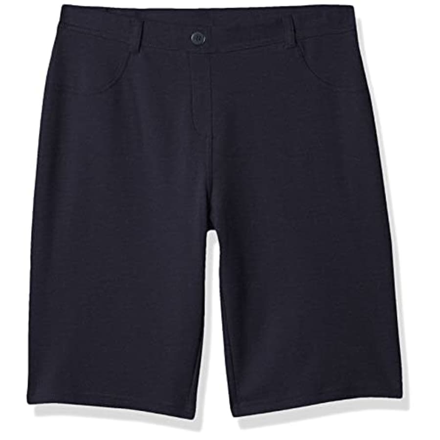 Nautica Girls' School Uniform Stretch Bermuda Short, Navy Knit, 4T for $9 Nautica Girls' School Uniform Stretch Bermuda Short, Navy Knit, 4T for $9
