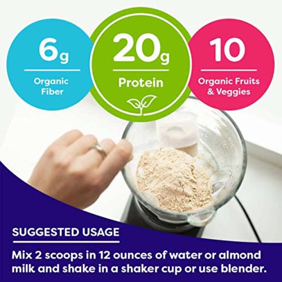 Orgain Organic Plant Based Meal Replacement Powder, Vanilla Bean - 20g Protein, Vegan, Dairy Free, for $32 Orgain Organic Plant Based Meal Replacement Powder, Vanilla Bean - 20g Protein, Vegan, Dairy Free, for $32