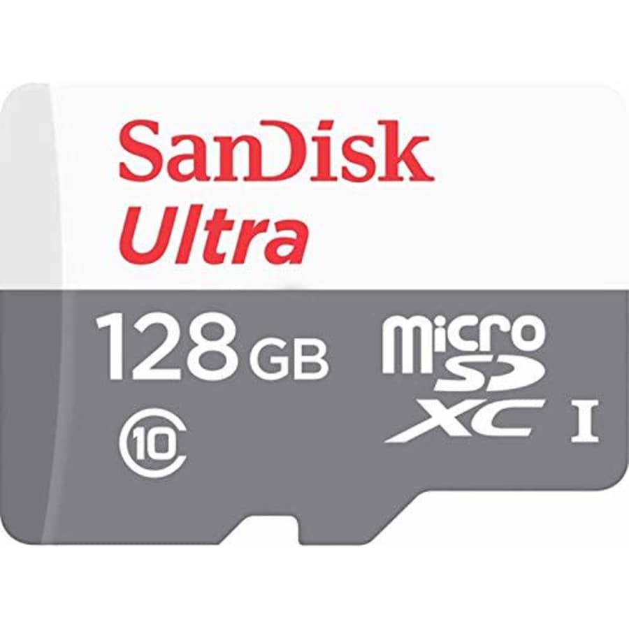 SanDisk Ultra SDSQUNS-128G-GN6MN 128GB 80MB/s UHS-I Class 10 microSDXC Card for $13