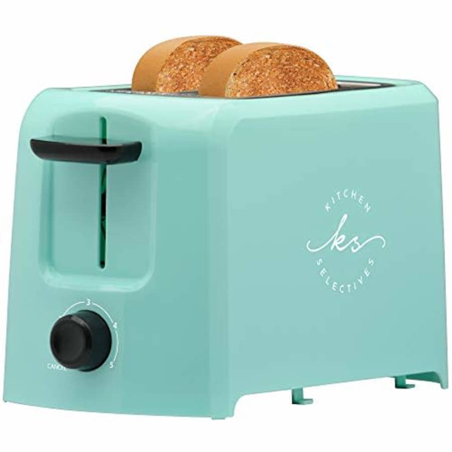 Kitchen Selectives Mint Green 2 Slice Toaster for $25