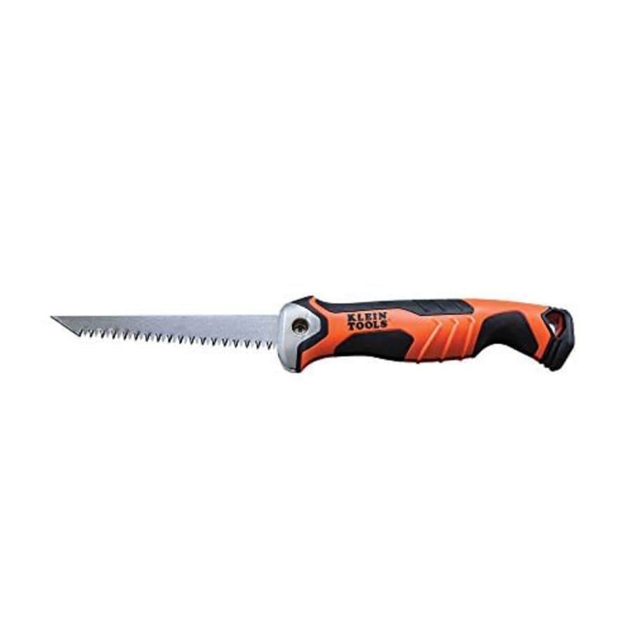 Klein Tools 31737 Folding Jab Saw / Drywall Saw, Hand Saw with Lockback at 180 and 125 Degrees and for $21 Klein Tools 31737 Folding Jab Saw / Drywall Saw, Hand Saw with Lockback at 180 and 125 Degrees and for $21