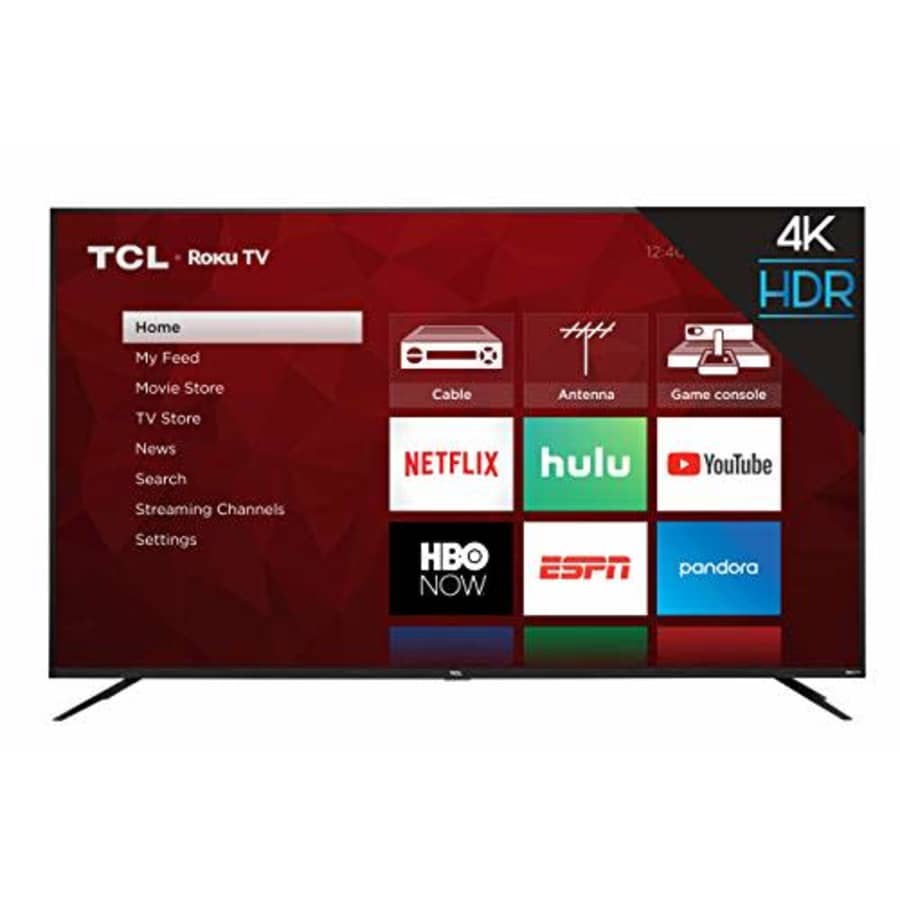 TCL 75S425 75 Inch 4K UHD HDR Smart Roku TV (2019) for $870