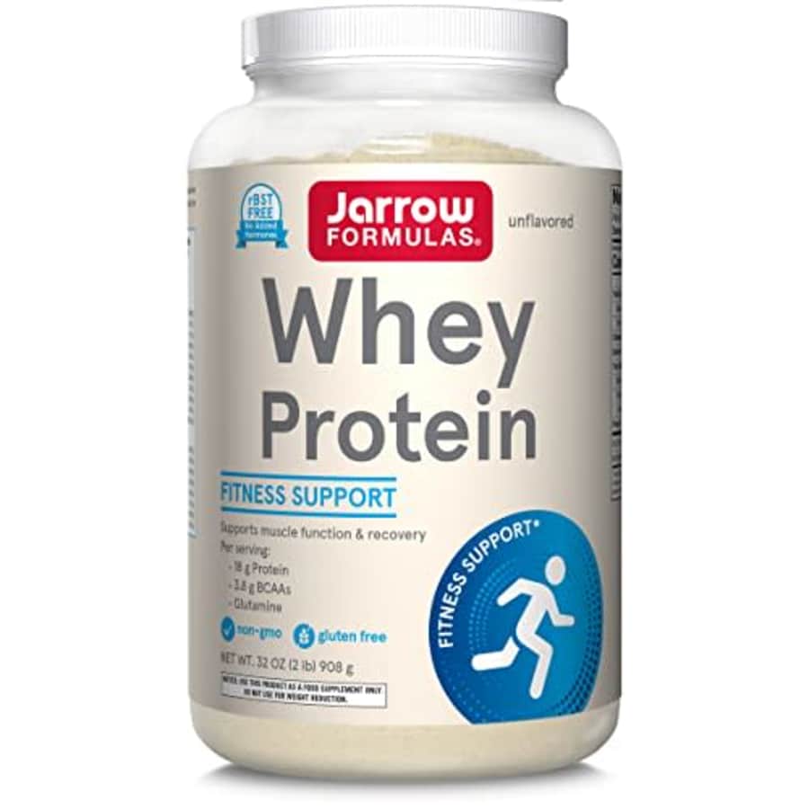 Jarrow Formulas Whey Protein, Unflavored - 908g Powder - Supports Muscle Development - Rich in for $326