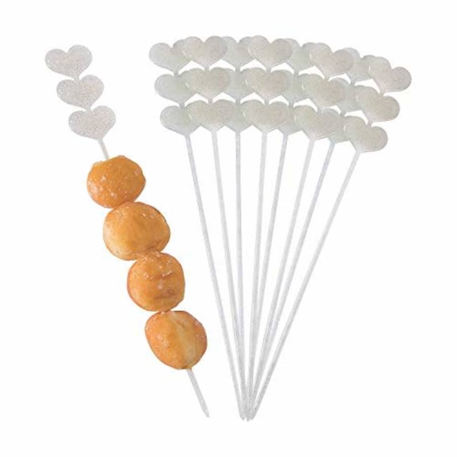 Fun Express Gold Glitter Heart Skewers (set of 25) Wedding and Party Supplies for $15
