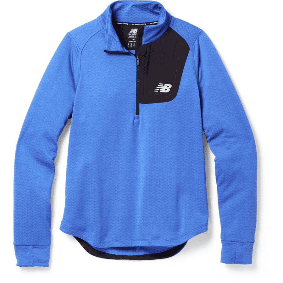 New Balance Men's NB Heat Grid Half-Zip Top for $27 New Balance Men's NB Heat Grid Half-Zip Top for $27