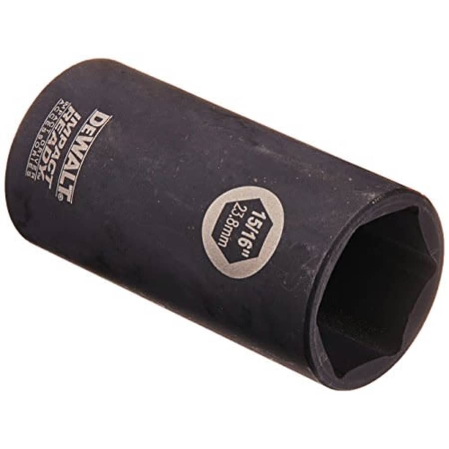 DEWALT DW2293 15/16-Inch IMPACT READY Deep Socket for 3/8-Inch Drive for $12