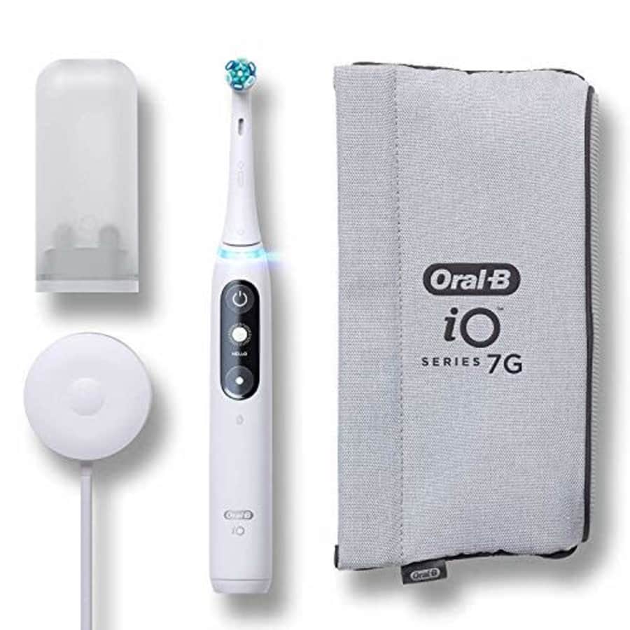 Oral-B iO Series 7g Electric Toothbrush With 1 Brush Head, White Alabaster for $200