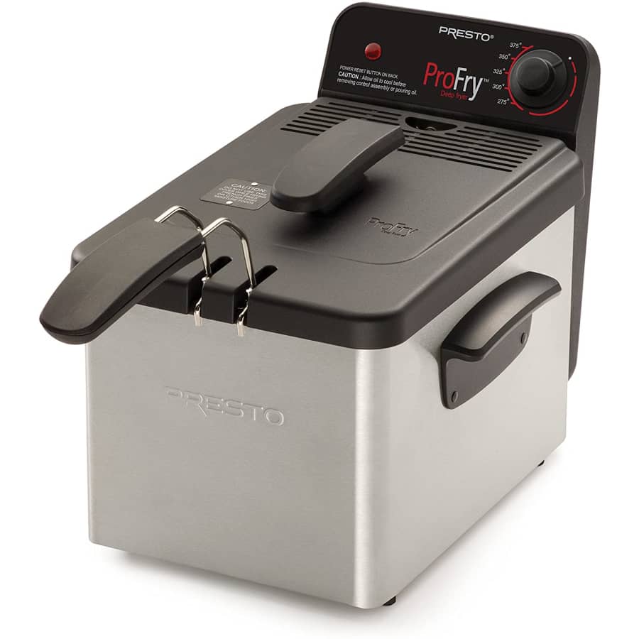 Presto 1,800W Stainless Steel Deep Fryer for $45