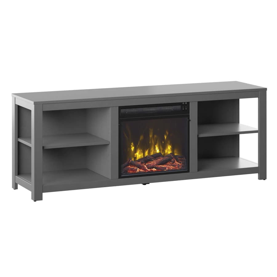Twin Star Home 65" TV Stand with Electric Fireplace for $128