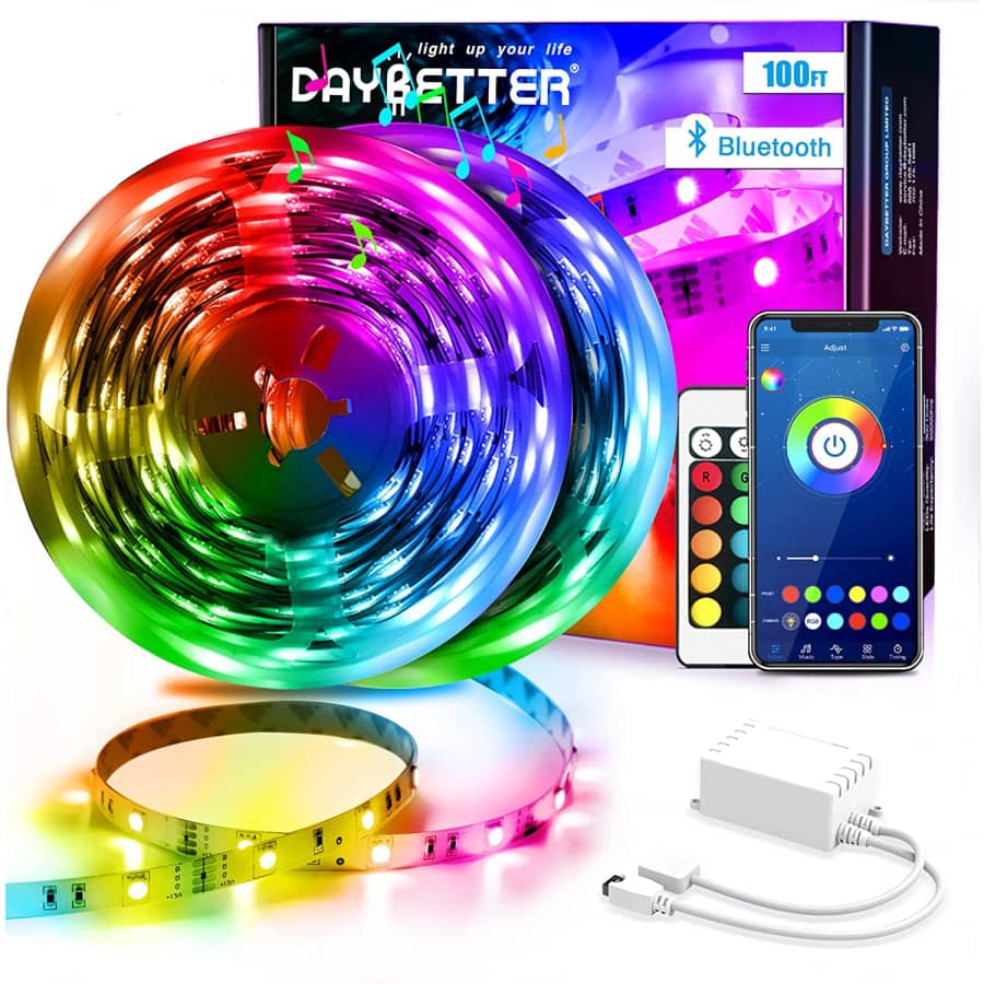Daybetter 100-Ft. Smart RGB LED Strip Lights for $17 Daybetter 100-Ft. Smart RGB LED Strip Lights for $17
