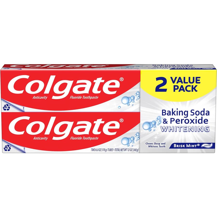 Colgate Baking Soda & Peroxide Toothpaste 2-Pack for $3.35 via Sub & Save Colgate Baking Soda & Peroxide Toothpaste 2-Pack for $3.35 via Sub & Save
