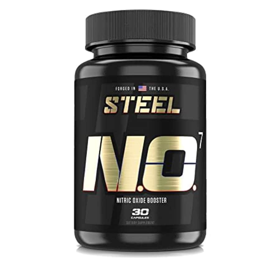 Steel Supplements N.O.7 Nitric Oxide Booster | Maximize Blood Flow | Increased Vascularity | for $70