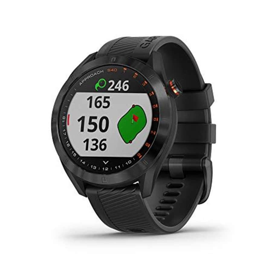 Garmin Approach S40, Stylish GPS Golf Smartwatch, Lightweight with Touchscreen Display, Black for $290 Garmin Approach S40, Stylish GPS Golf Smartwatch, Lightweight with Touchscreen Display, Black for $290