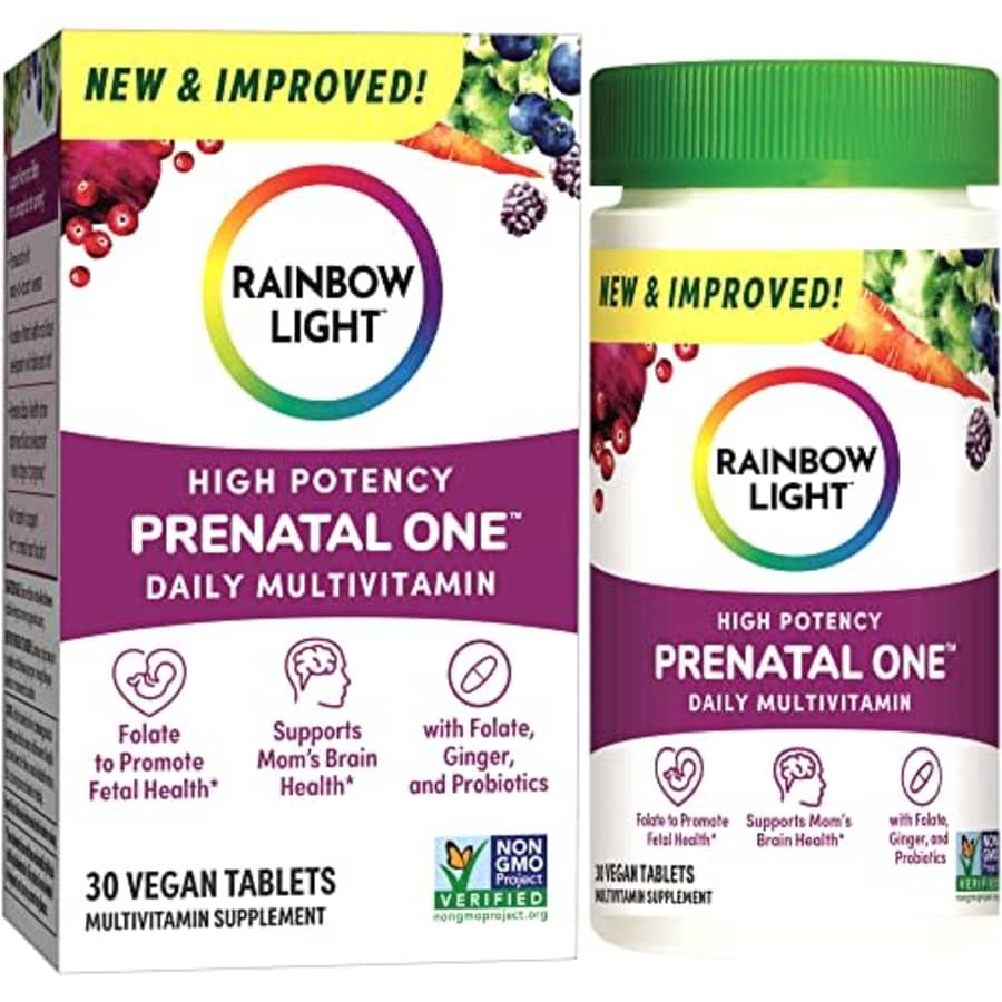 Rainbow Light High-Potency Prenatal One Multivitamin, Prenatal Health Multivitamin Supports Mom's for $15 Rainbow Light High-Potency Prenatal One Multivitamin, Prenatal Health Multivitamin Supports Mom's for $15