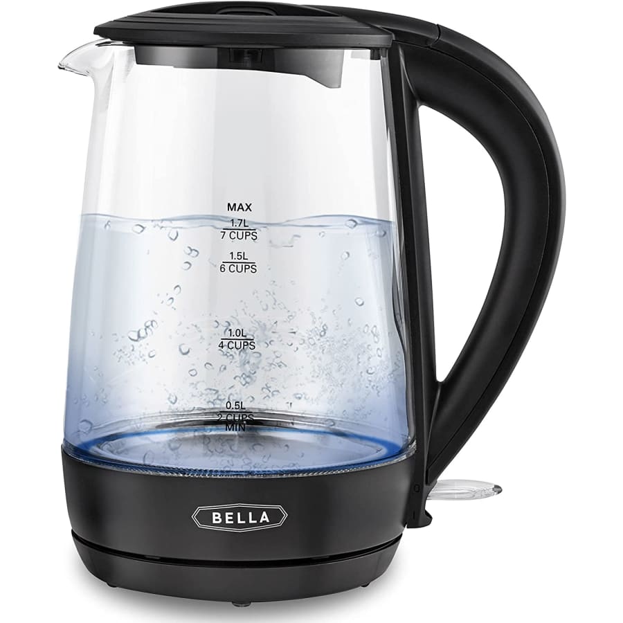 Bella 1.7L Glass Electric Kettle for $24