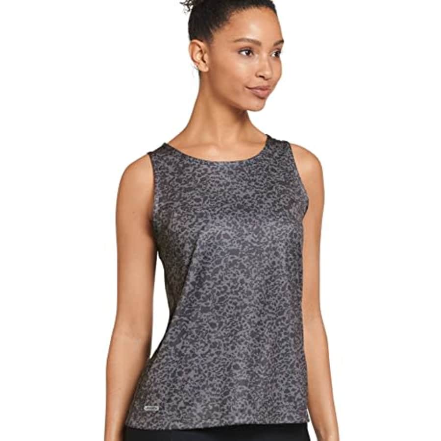 Jockey Women's Activewear Performance Tank, Trusted Pewter Print, s for $10